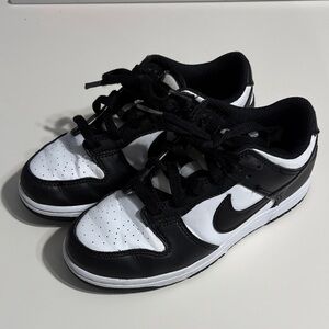 Nike Kids Black and White Athletic Sneakers